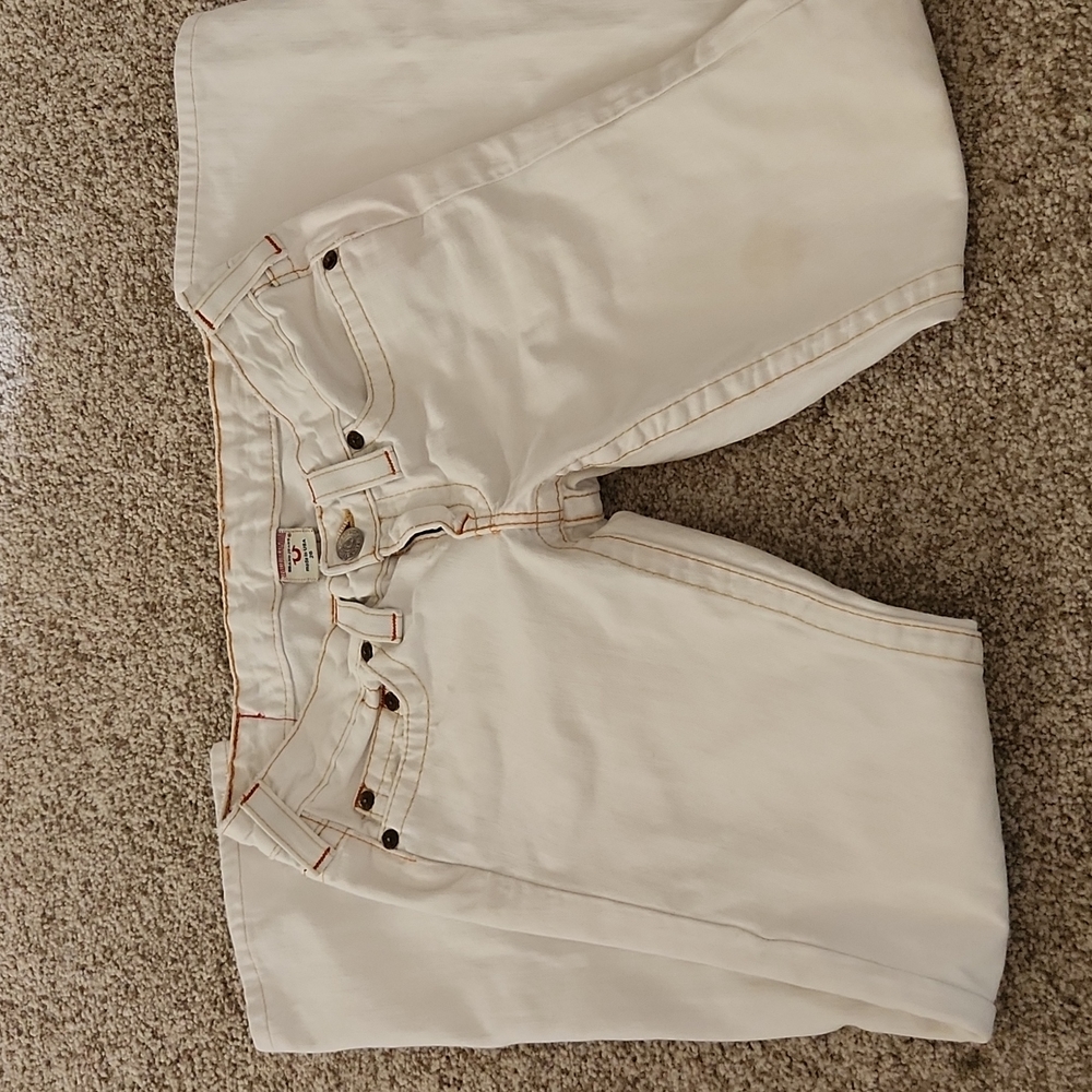 true religion bell bottom jeans!